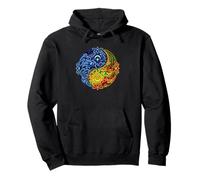 Earth and Sky Yin Yang Pullover Hoodie