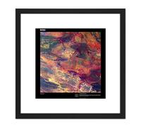 Earth Art USGS Australian Iron Ore 8X8 Inch Square Wooden Framed Wall Art Print Picture with Mount Artery8 Black One Size