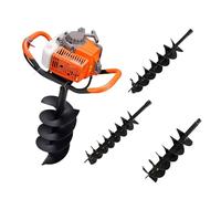 Earth Auger - 5.2kW Heavy Duty Post Hole Digger for Fencing, Gardening & Landscaping