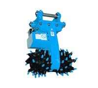 Earth Auger Milling Machines Hydraulic Drum Cutter Vertical Milling Machine for Tunnel Slope Road Trenching, Mining, Stump Cutting, Site Leveling, Tunneling, Road Construction and Maintenance