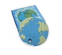 Earth Shaped Baby Toy - Earth Biscuit Teething Toy - Natural Rubber Bath Toy - Planet Earth Sensory Toy - Earth Eco Toy - Space Toy - Teething Aid for Baby - Welcome to The World New Baby Gift