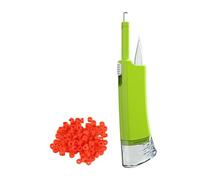 Earth Blood Worm Clip, Bait Clips for Fishing Lures | Portable Fishing Clip - Bander Tool with Bands, Tackle Accessories, Red Worm Holder with Light for Professionals