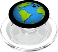 Earth Bowling Ball. Earth Day Favors. Funny Earth Day PopSockets PopGrip for MagSafe