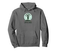 Earth Child Eco-Friendly Nature Lover Pullover Hoodie, Adult Unisex, Asphalt, XXL