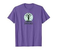 Earth Child Eco-Friendly Nature Lover T-Shirt, Men, Purple Heather, M