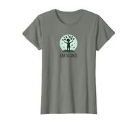 Earth Child Eco-Friendly Nature Lover T-Shirt, Women, Olive Heather, M