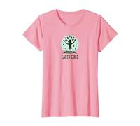 Earth Child Eco-Friendly Nature Lover T-Shirt, Women, Pink, S