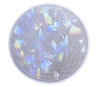 Earth Clock Silicone Mold Pendant Epoxy Resin Mold for Home Wall Decoration Nonstick Epoxy Molds Silicone Rectangle Keychain Jewelry for Beginners Unique