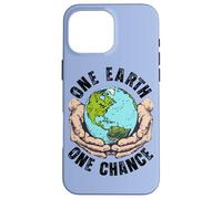 Earth Conservation One Earth One Chance Planet Protection Case for iPhone 16 Pro Max