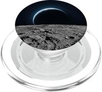 Earth Crescent Horizon View Astronomy Astrophysics Scene PopSockets PopGrip for MagSafe