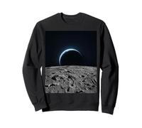 Earth Crescent Horizon View Astronomy Astrophysics Scene Sweatshirt