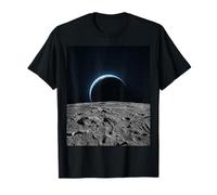 Earth Crescent Horizon View Astronomy Astrophysics Scene T-Shirt