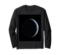 Earth Crescent Space View Astronomy Astrophysics Scene Long Sleeve T-Shirt