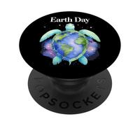 Earth Day 2025 Sea Turtle Save The Planet Restore Earth Day PopSockets Adhesive PopGrip