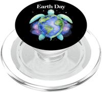 Earth Day 2025 Sea Turtle Save The Planet Restore Earth Day PopSockets PopGrip for MagSafe
