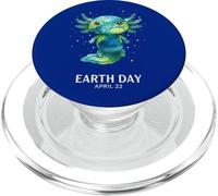 Earth Day 2026 Axolotl Art PopSockets PopGrip for MagSafe
