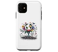 Earth Day 2026 Botanical Roots Global Bloom Creation Case for iPhone 11
