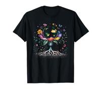 Earth Day 2026 Botanical Roots Global Bloom Creation T-Shirt
