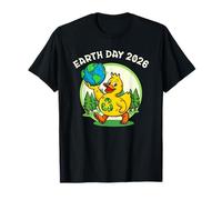 Earth Day 2026 Cruise Duck Recycle Globe Eco Friendly Fun T-Shirt