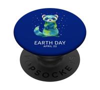 Earth Day 2026 Ferret Art PopSockets Adhesive PopGrip