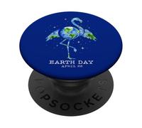 Earth Day 2026 Flamingo Art PopSockets Adhesive PopGrip