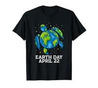 Earth Day 2026 Restore Recycle Sea Turtle Save the Planet T-Shirt