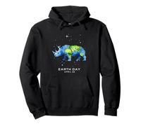 Earth Day 2026 Rhino Art Pullover Hoodie