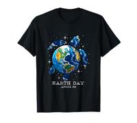 Earth Day 2026 Save Earth Sea Turtle Art Save The Planet T-Shirt