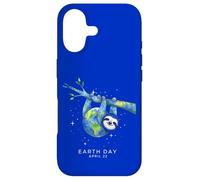 Earth Day 2026 Sloth Art Case for iPhone 17
