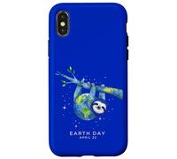 Earth Day 2026 Sloth Art Case for iPhone X/XS