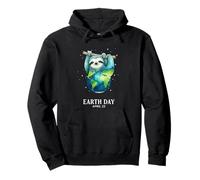 Earth Day 2026 Sloth Art Pullover Hoodie
