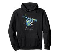 Earth Day 2026 Sloth Art Pullover Hoodie