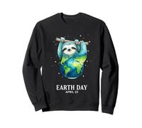 Earth Day 2026 Sloth Art Sweatshirt