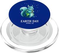 Earth Day 2026 Squirrel Art PopSockets PopGrip for MagSafe