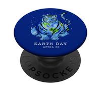 Earth Day 2026 Tiger Art PopSockets Adhesive PopGrip