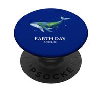 Earth Day 2026 Whale Art PopSockets Adhesive PopGrip