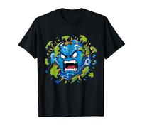 Earth Day Angry Exploding Planet World Rage T-Shirt