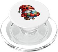 Earth Day April 22 Gnome Ladybug Red Blue Green PopSockets PopGrip for MagSafe