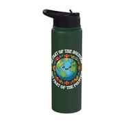 Earth Day Be Part of The Solution Environmental Protection Stainless Steel Insulated Water Bottle