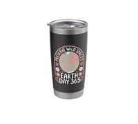 Earth Day Climate Change Teachers Students Kids Stainless Steel Insulated Tumbler