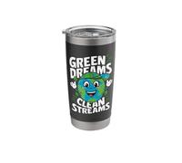 Earth Day Environmental Keep Oceans Plastic-Free Stainless Steel Insulated Tumbler