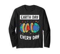 Earth Day Every Day Nature Conservation Save Environment Long Sleeve T-Shirt