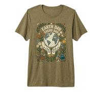 Earth Day Every Day Planet Protection Nature Art Premium T-Shirt