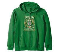 Earth Day Every Day Protect Our Planet Nature Lover Zip Hoodie