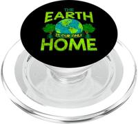 Earth Day Everyday Design The Earth Is Our Only Home Retro PopSockets PopGrip for MagSafe
