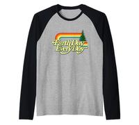 Earth Day Everyday - Environmentalist Climate Conservation Raglan Baseball Tee