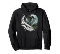 earth day fern moss rain forest green leave and flower tree Pullover Hoodie