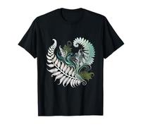 earth day fern moss rain forest green leave and flower tree T-Shirt