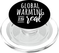 Earth Day Global Warming Is Real Climate Change Environment PopSockets PopGrip for MagSafe