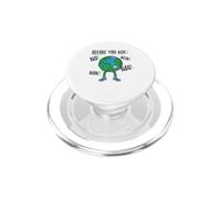 Earth Day Introvert Earth Before You Ask No PopSockets PopGrip for MagSafe